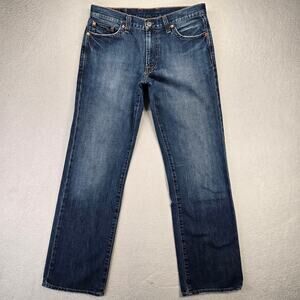 Lucky Brand Men's Straight Jeans - Dark Blue